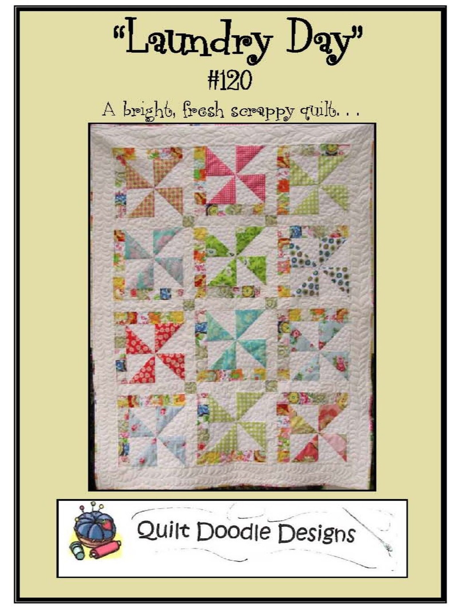 Laundry Day Quilt Pattern From Quilt Doodle Designs Etsy