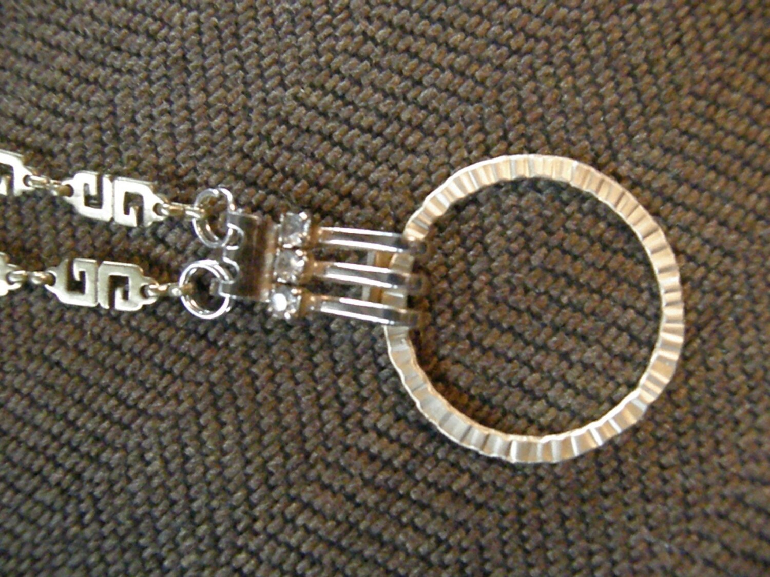 Rhinestoned Loop Eyeglass Loop Etsy