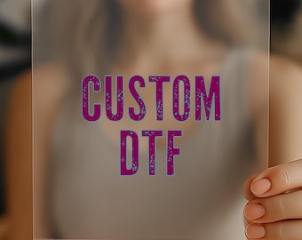 Custom DTF Transfer: Personalized Heat Transfer Ready to Press