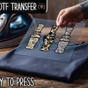 Call Duck Hunting DTF Transfer Waterfowl Hunting Shirt Camo Outdoor Father Gift Ready to Press Iron On Dtf Waterfowl Dtf Hunting Dad Gift
