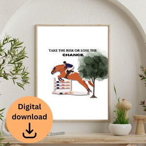 Digital Prints , Digital Posters , Posters , Wall Art , Horse Pictures , Horse jumping, Pictures, Horse posters, Inspirational posters