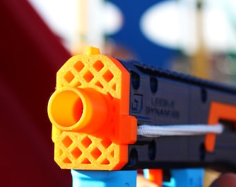 Hush II (Hush 2) de Leedle Dynamics: lanzador de dardos de espuma estilo bullpup con alimentación por cuerda y más de 100 FPS.