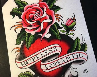 Tattoo Flash - Hopeless Romantic