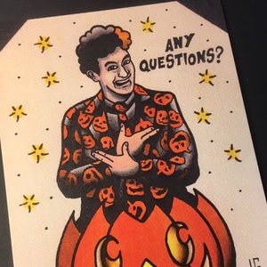 David Pumpkins Halloween Druck