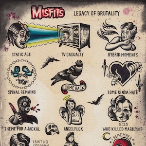 Misfits Tattoo Flash