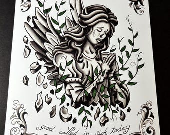 AFI - God Called in Sick Print