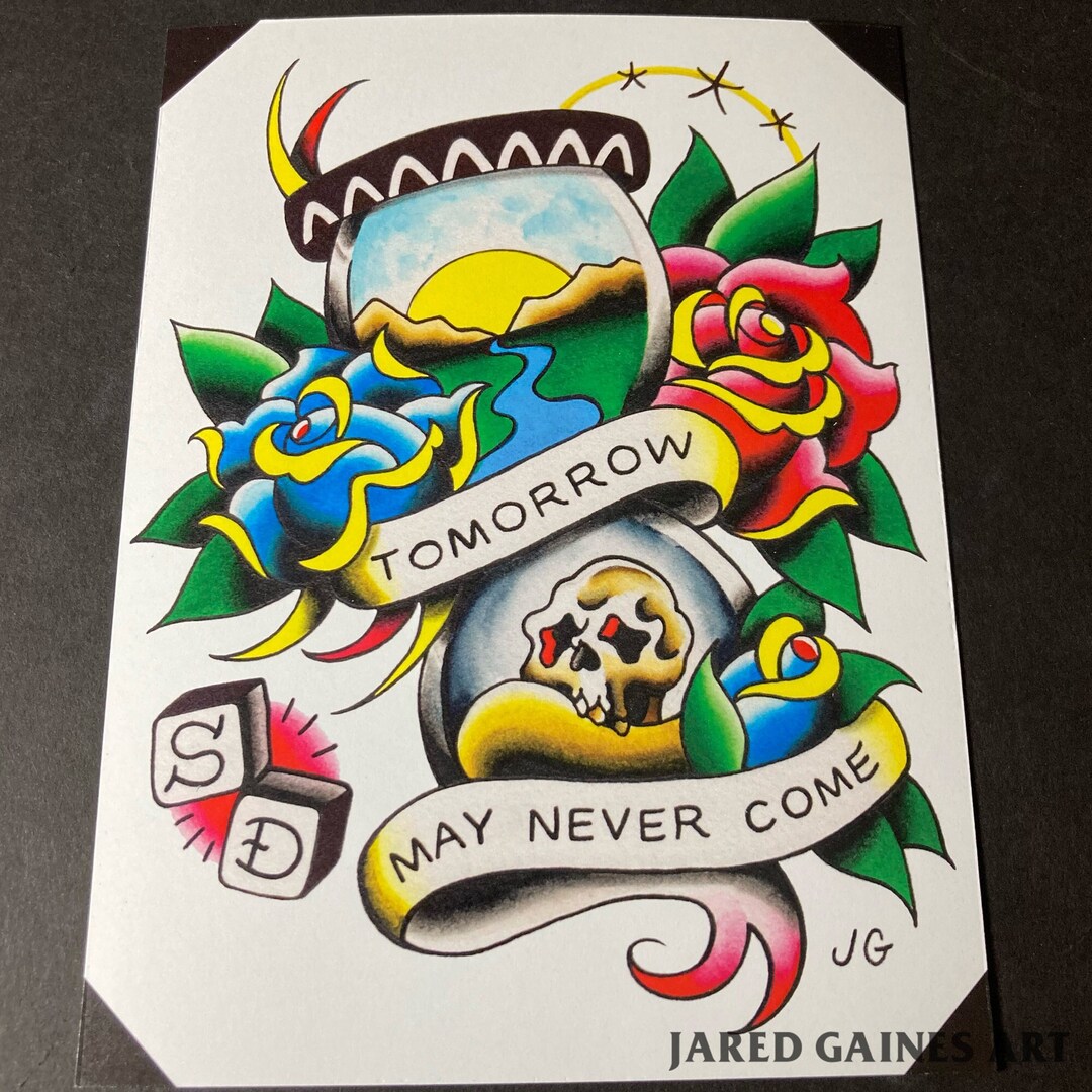 Social Distortion Tattoo Flash Reach for the Sky Etsy