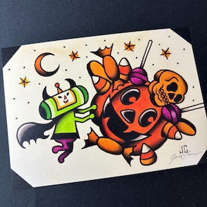 Katamari-halloweenafdruk