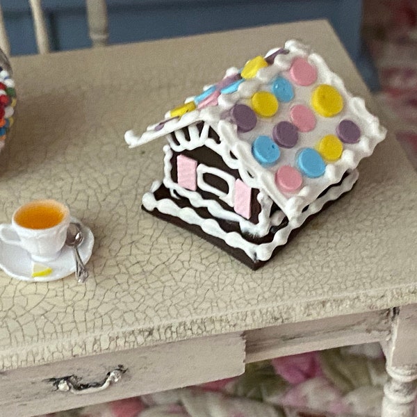 Miniature Gingerbread House Etsy