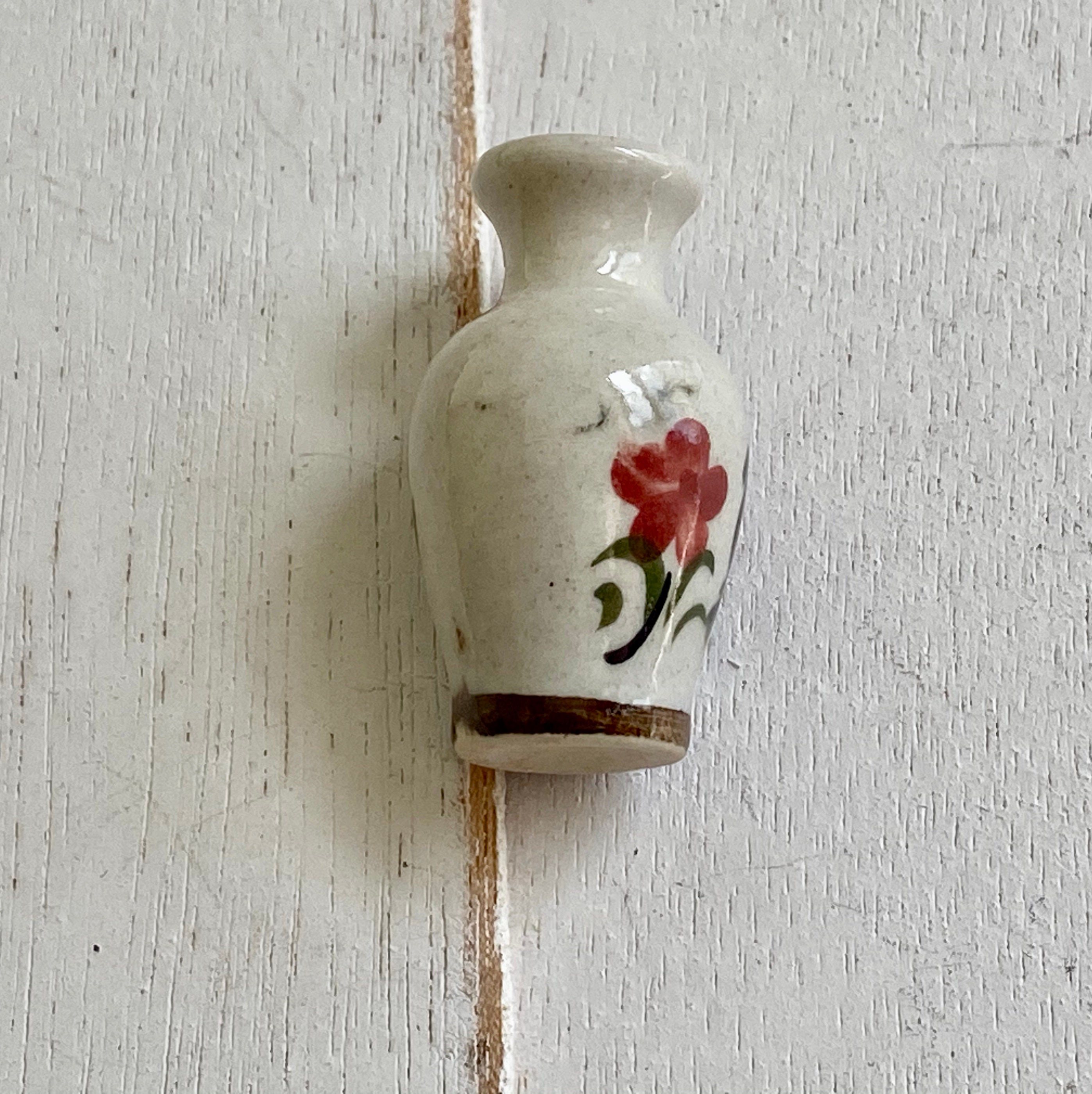 Miniature Vase, Mini Ceramic Vase, Style 61, Dollhouse Miniature, 112