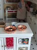 Miniature Bundt Pans, Set of 2, Dollhouse Miniature, 1:12 Scale, Dollhouse Kitchen Accessory, Miniature Baking, Decor, Crafts 