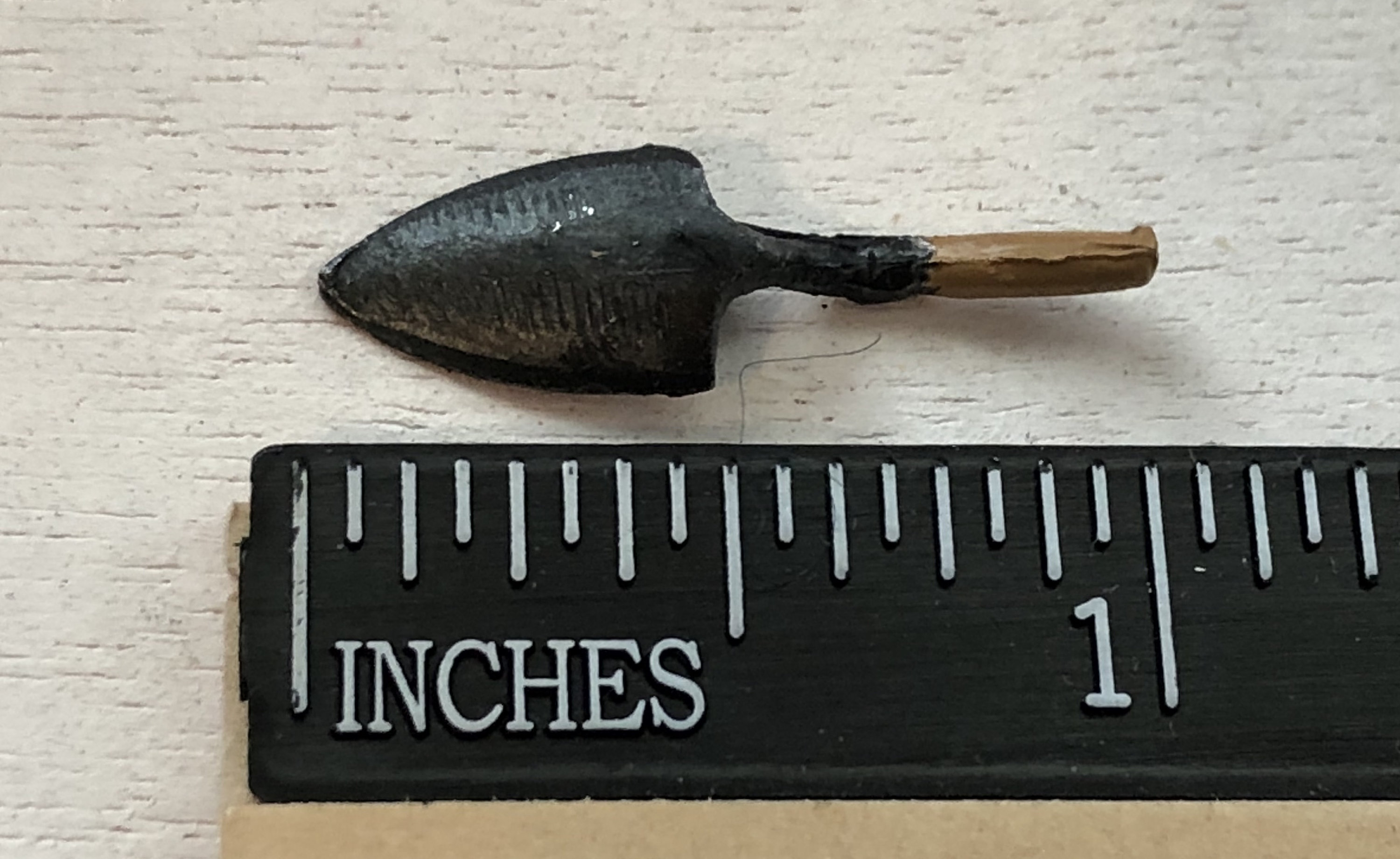 Miniature Garden Trowel, Mini Metal Trowel Shovel, Dollhouse Miniatures