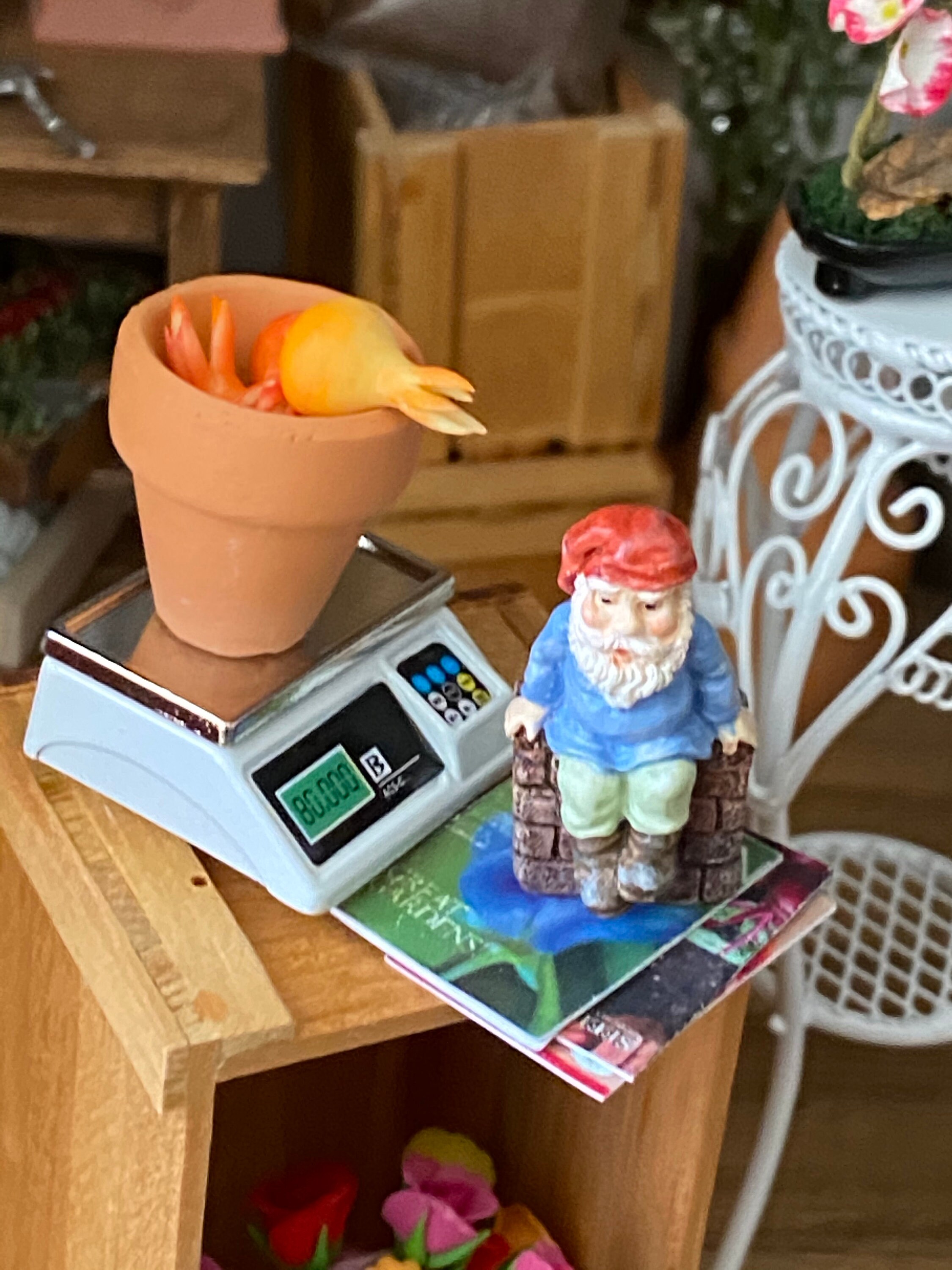 miniature gnome statues