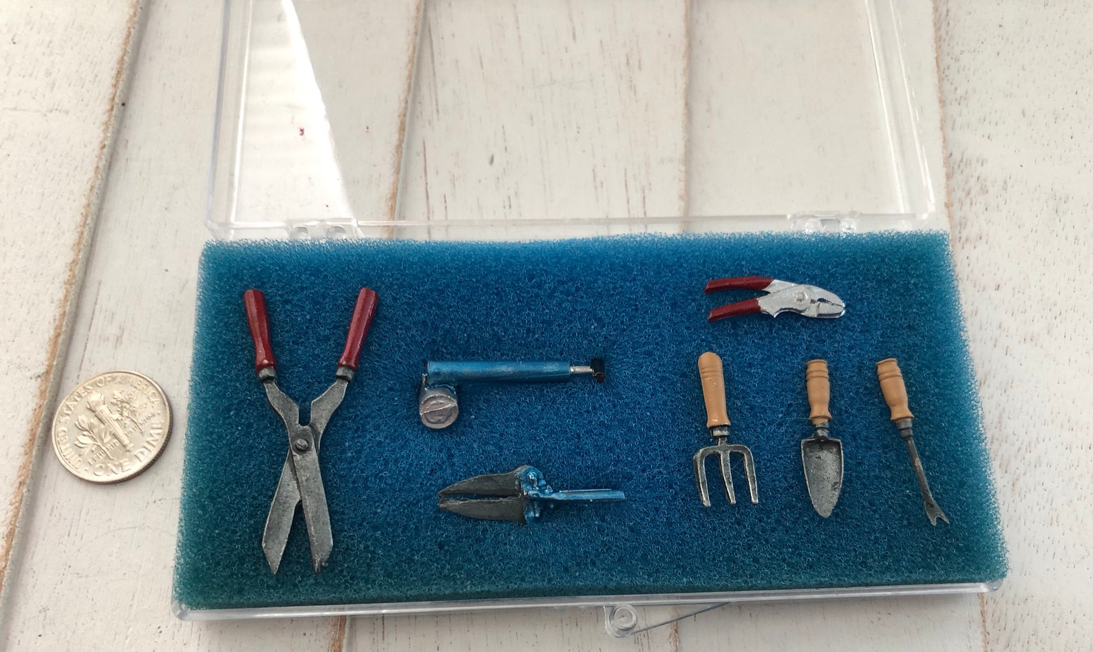 Miniature Garden Tool Set Mini Tools 7 Piece Set Style 02 Etsy