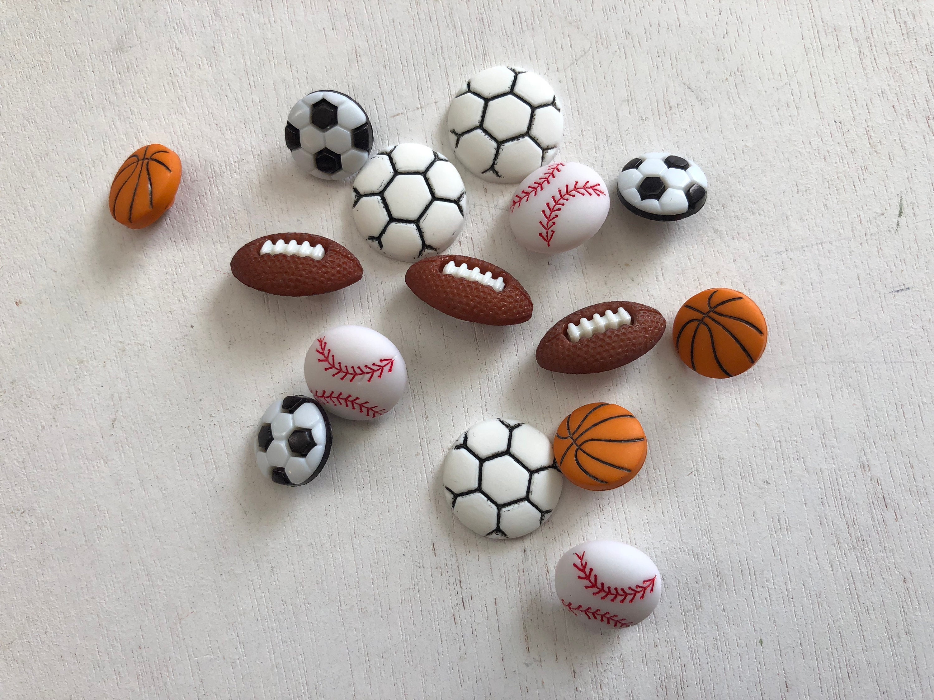 Sport Buttons Novelty Button Assortment by Buttons Galore Etsy