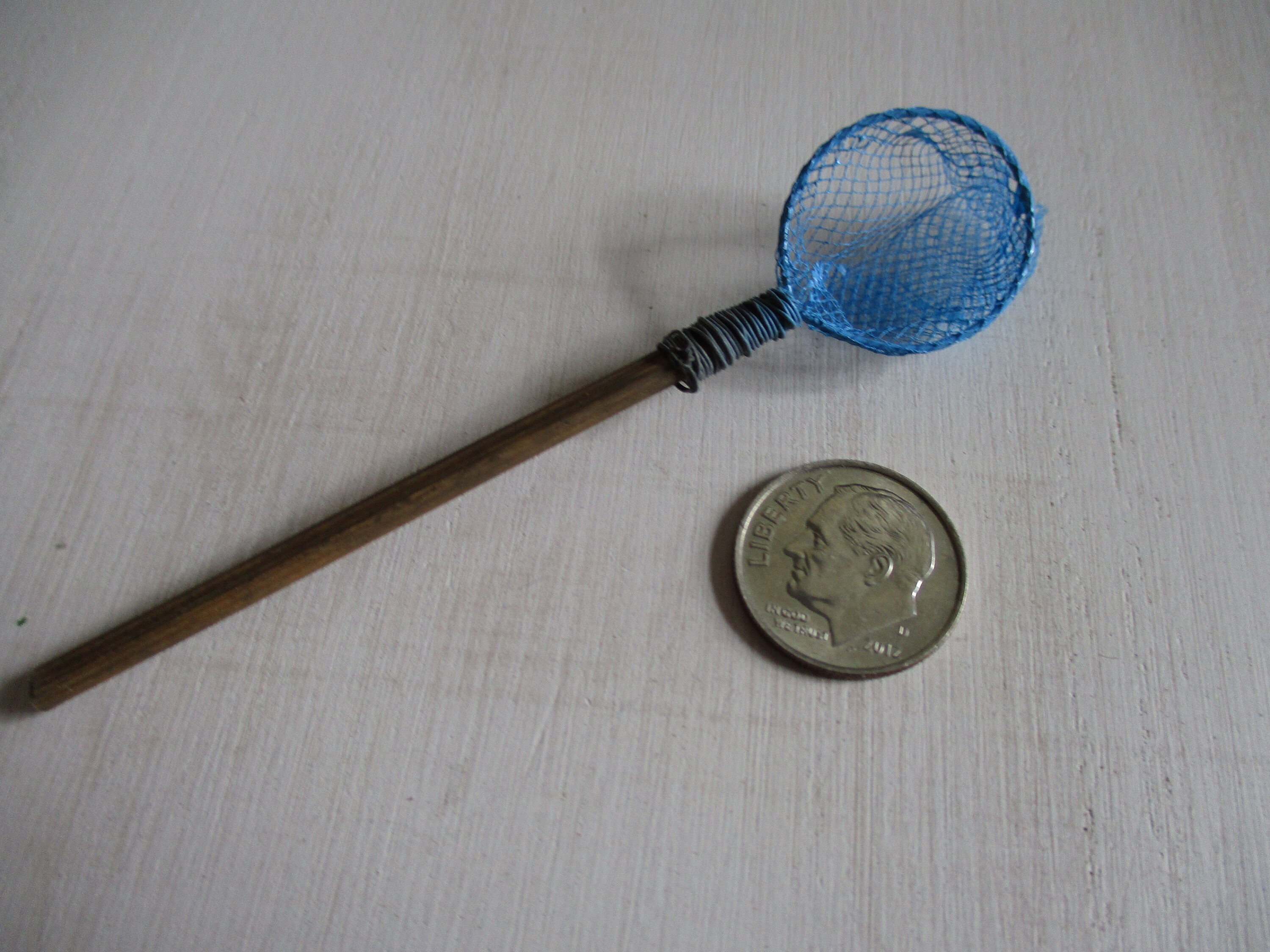 Miniature Fishing Net, Mini Wood Handle Fishing Net, Style 93