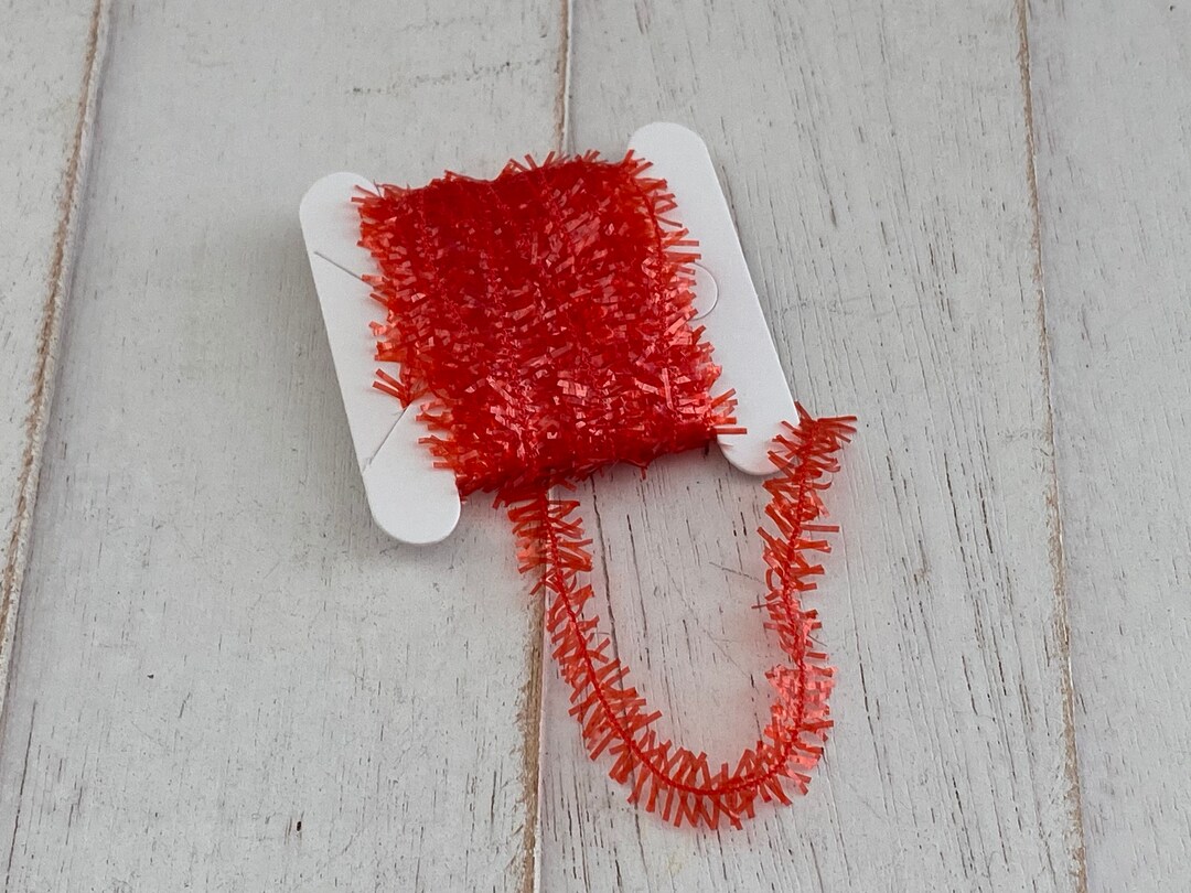 Miniature Tinsel Garland Red 2 Yards Dollhouse Miniature Etsy