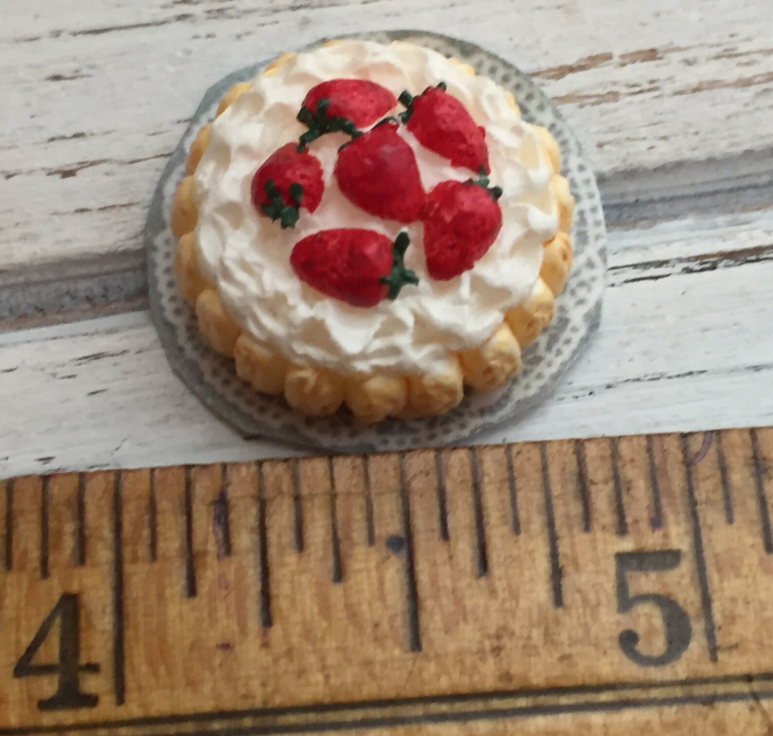 Miniature Lady Finger Strawberry and Whip Cream Cake Etsy