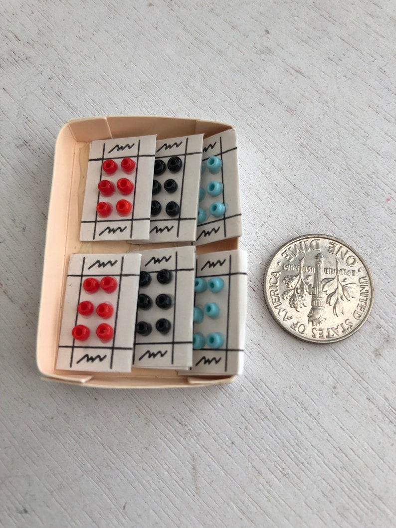 Miniature Box of Buttons Carded Mini Buttons in Box - Etsy