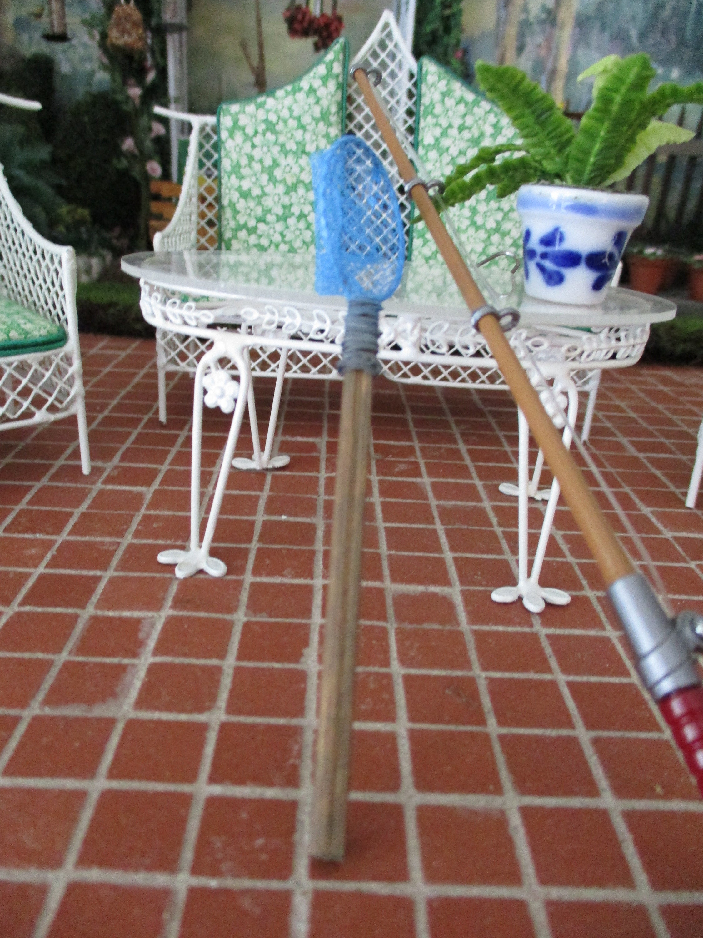 Miniature Fishing Net, Mini Wood Handle Fishing Net, Style 93