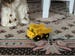 Miniature Dump Truck, Miniature Toy, Dollhouse Miniature, 1:12 Scale, Dollhouse Accessory, Decor, Crafts, Mini Yellow Truck 