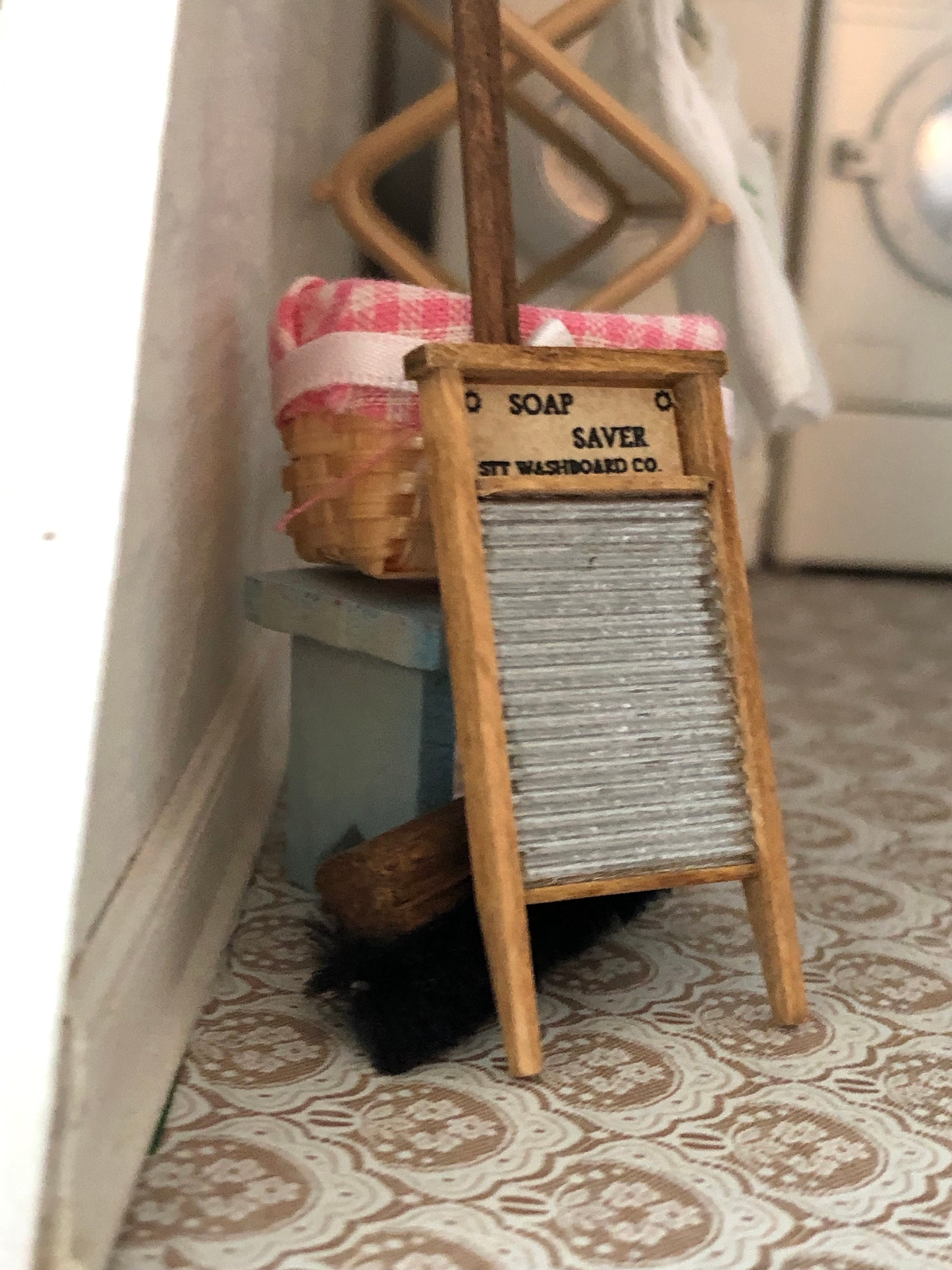 Miniature Wash Board, Mini Vintage Look Washboard, Hand Crafted