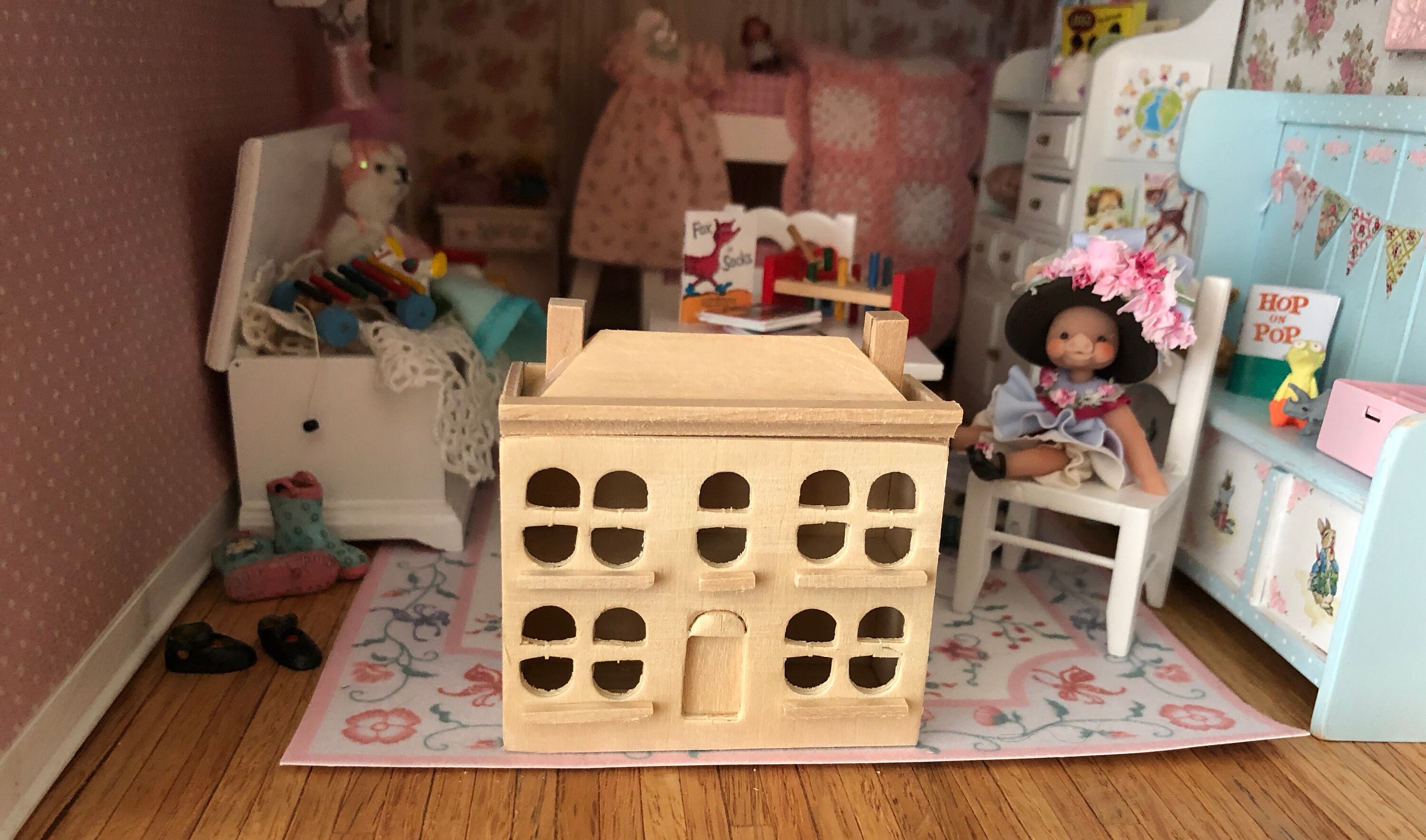 unfinished toy storage