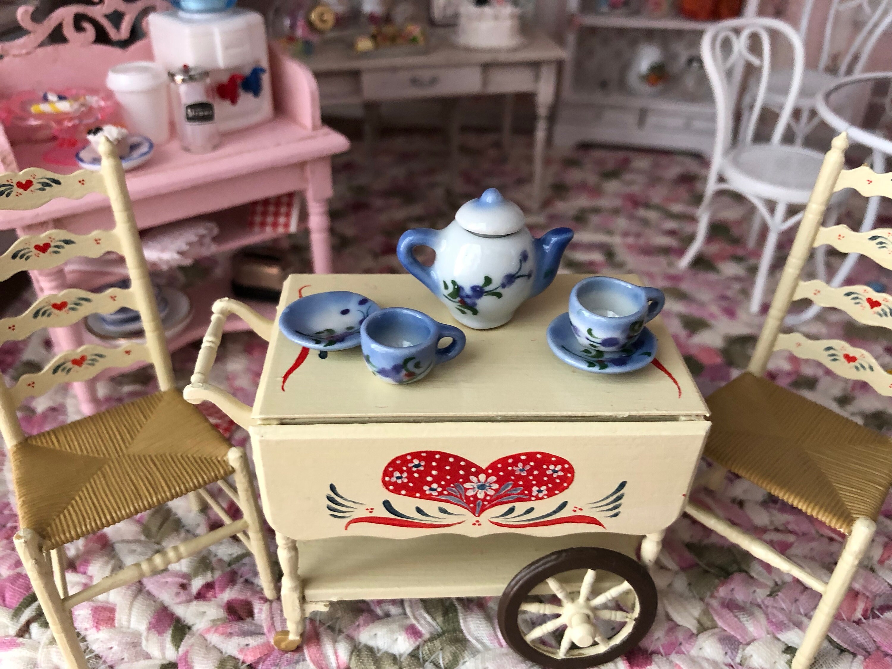 mini tea set paint your own