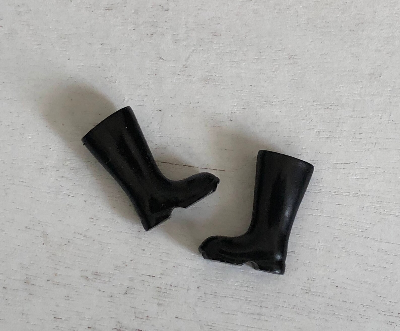 Miniature Black Boots Mini Rubber Boots Rain Boots Etsy