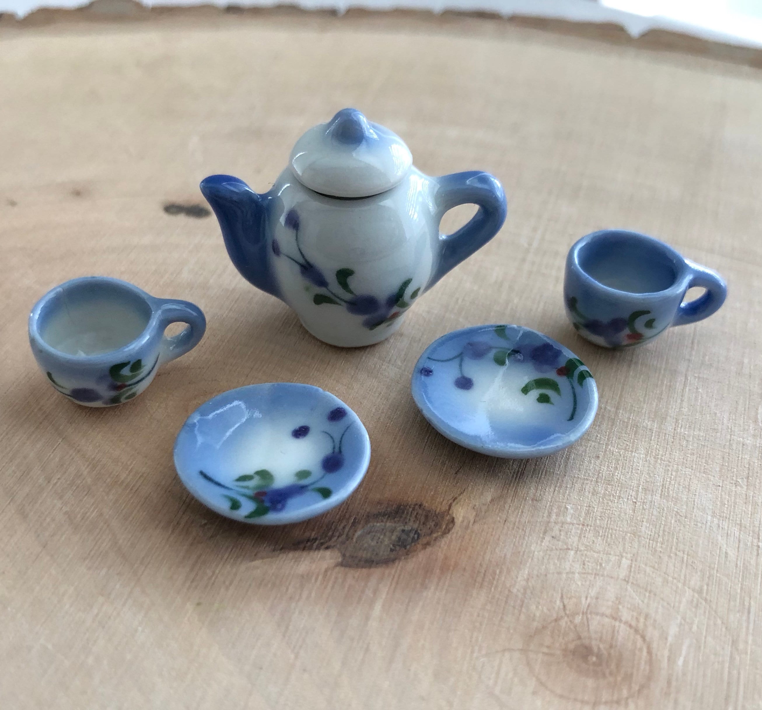mini tea set paint your own