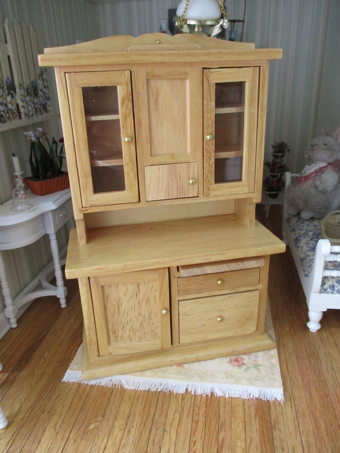 Cabaña de cubo de harina en miniatura armario de madera de | Etsy