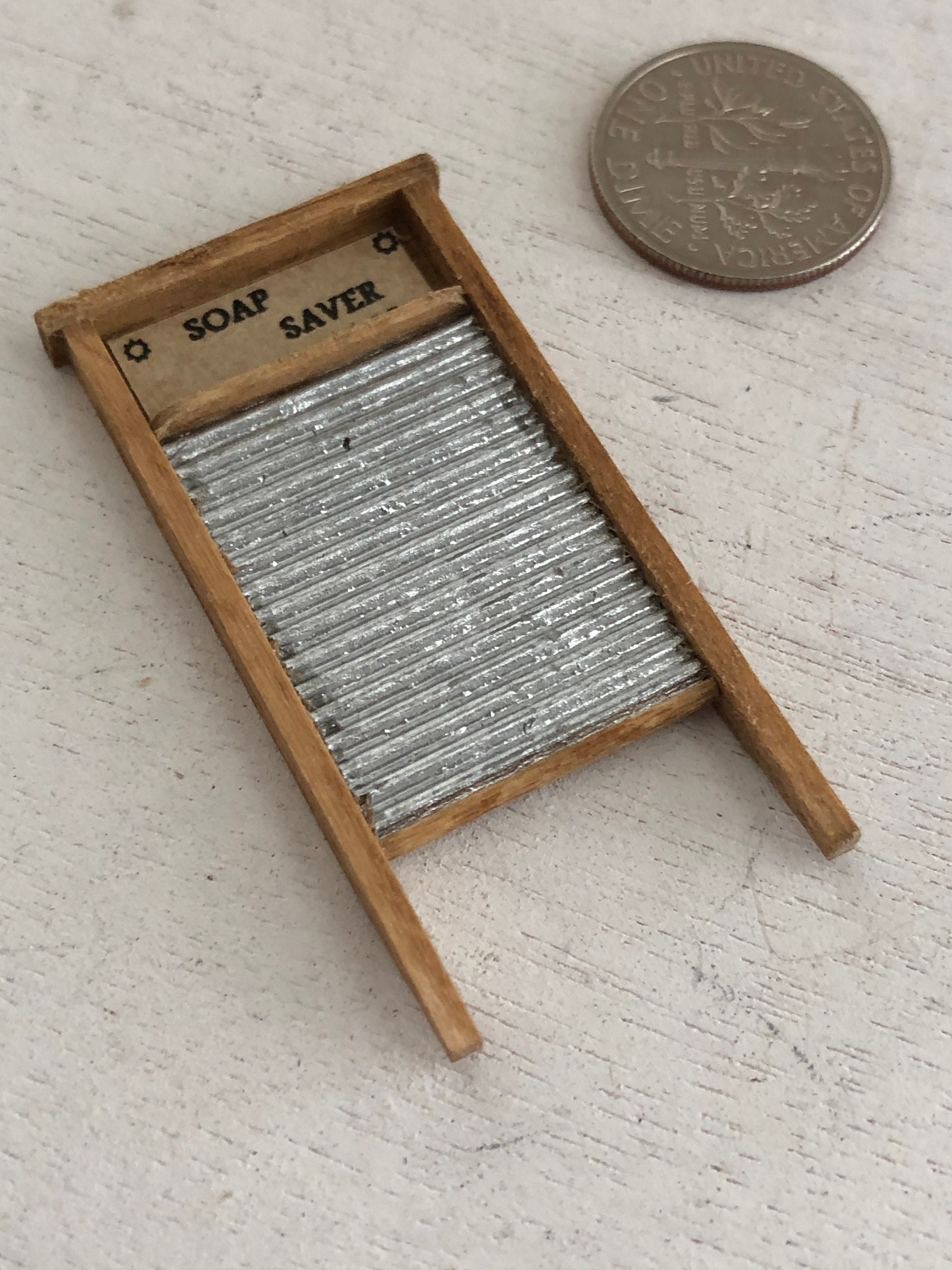 Miniature Wash Board, Mini Vintage Look Washboard, Hand Crafted