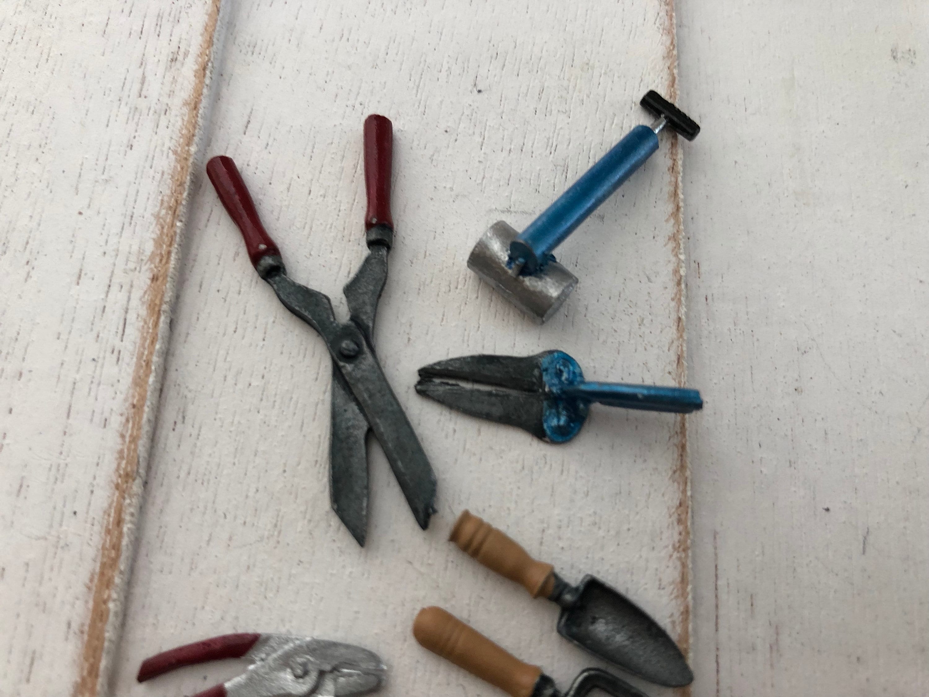 Miniature Garden Tool Set, Mini Tools, 7 Piece Set, Style 02