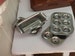 Miniature Aluminum Muffin Cupcake Pans, Dollhouse Miniatures, 1:12 Scale, Set of 2 Pans, Dollhouse Kitchen Accessories 