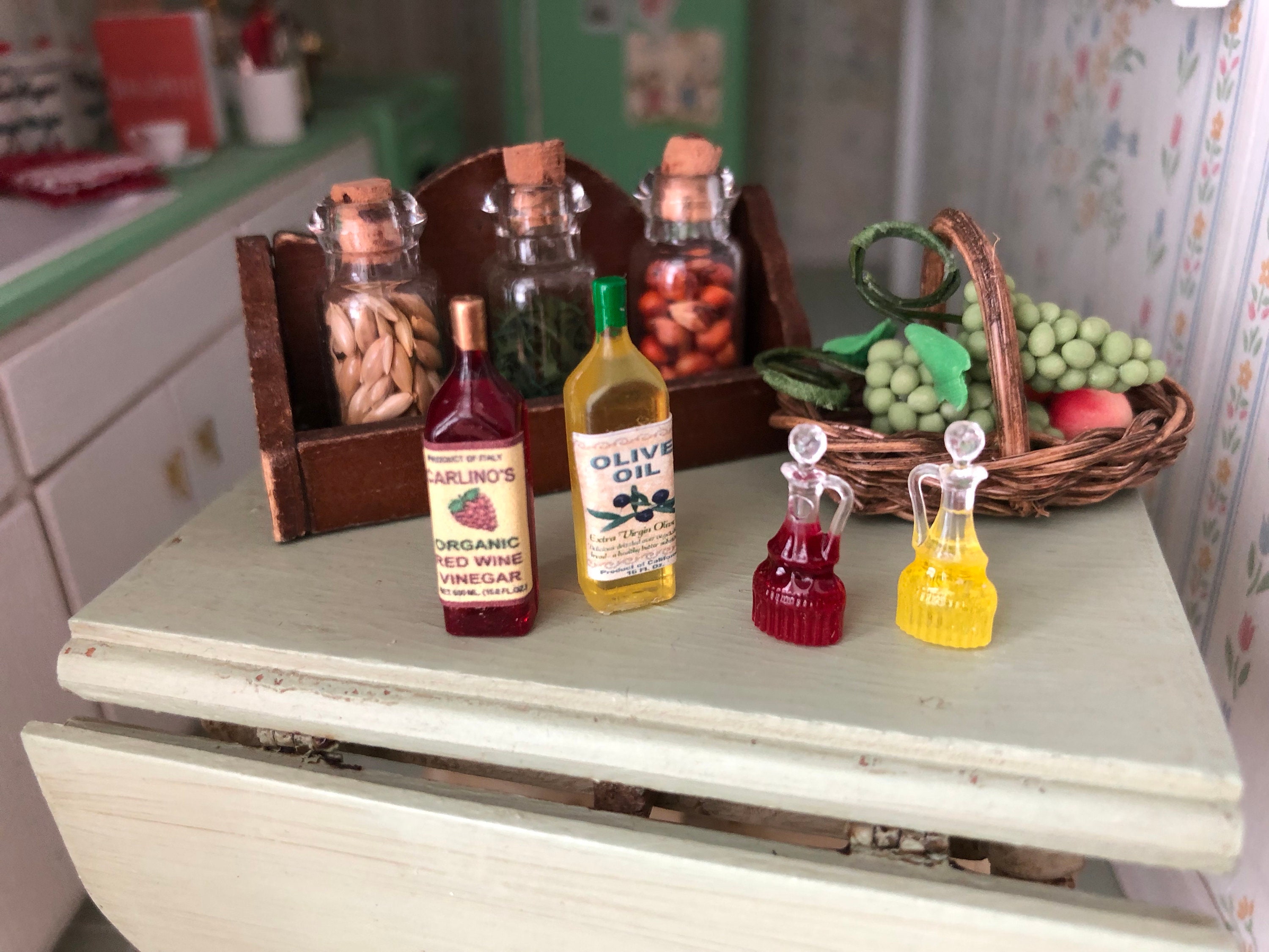 Mini Condiments  Doll House Kitchen Accessories