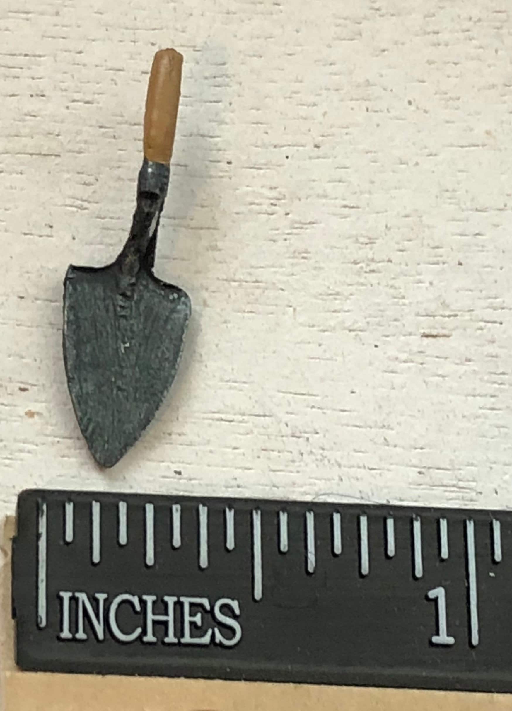 Miniature Garden Trowel, Mini Metal Trowel Shovel, Dollhouse Miniatures