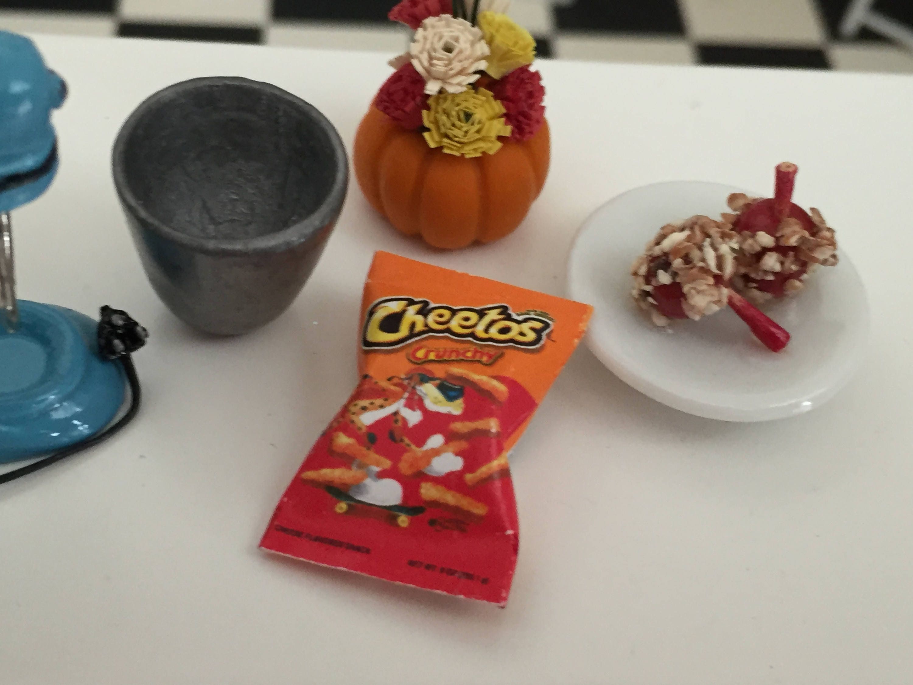 Miniature Snacks, Crunchy Cheese Snack Bag, Dollhouse Miniature, Miniature Food, Dollhouse