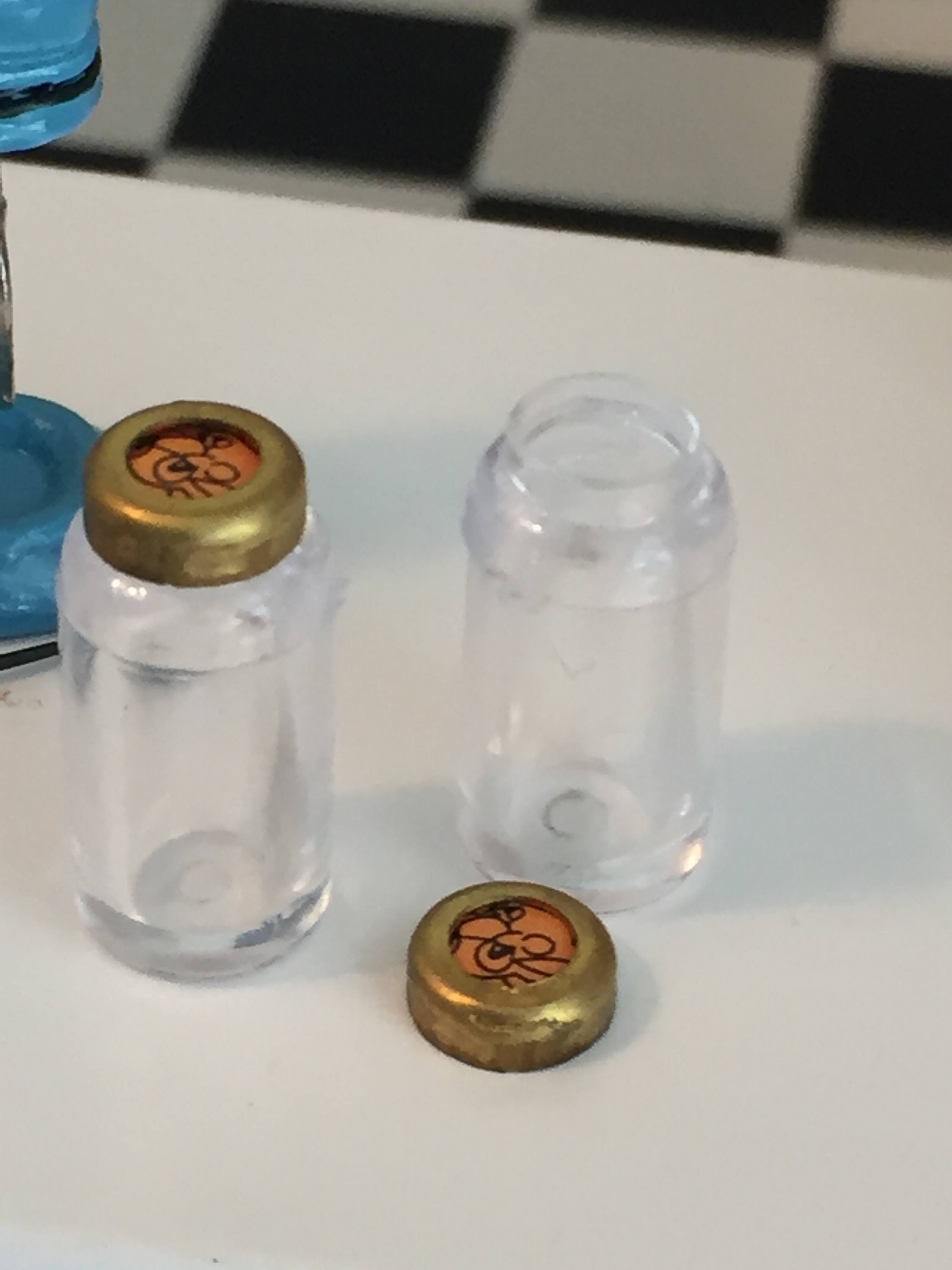 Miniature Jars, Mini Canning Jars With Removable Lids, Dollhouse