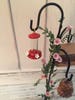 Miniature Hummingbird Feeder, Red Mini Feeder, Style #21, Dollhouse Miniature, 1:12 Scale, Dollhouse, Miniature Yard & Garden Decor 