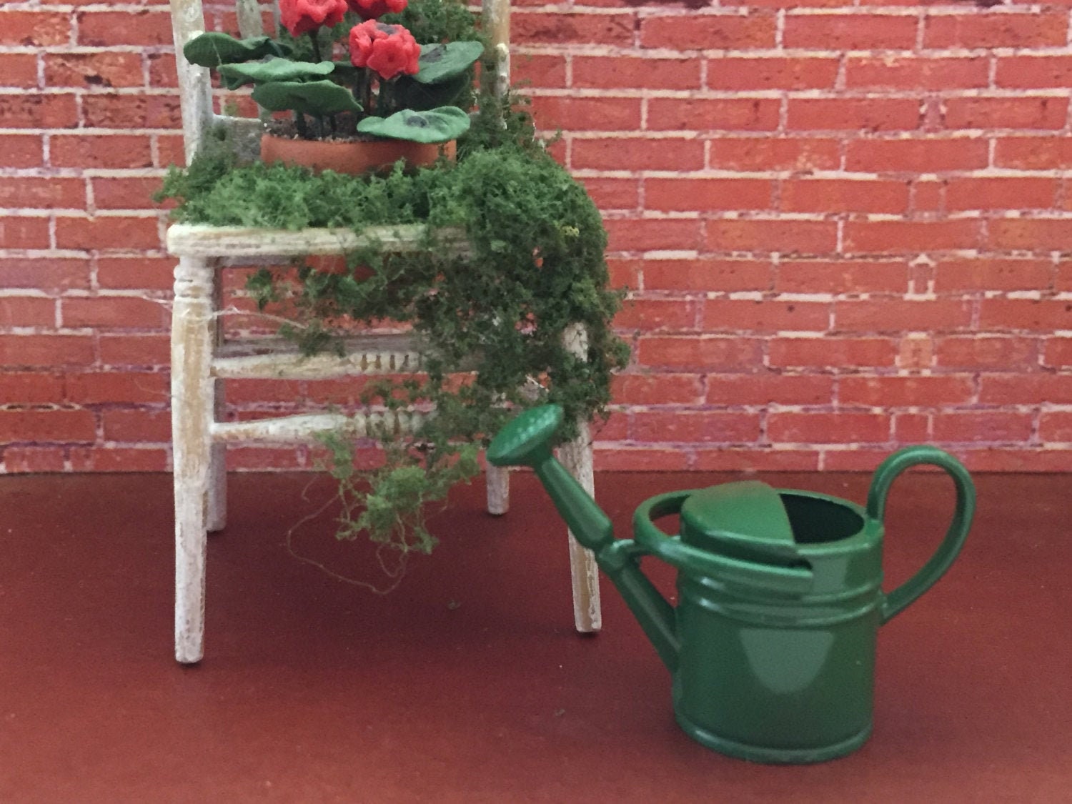 Dollhouse Miniature 1 12 Scale Green Watering Can G8147 for sale online