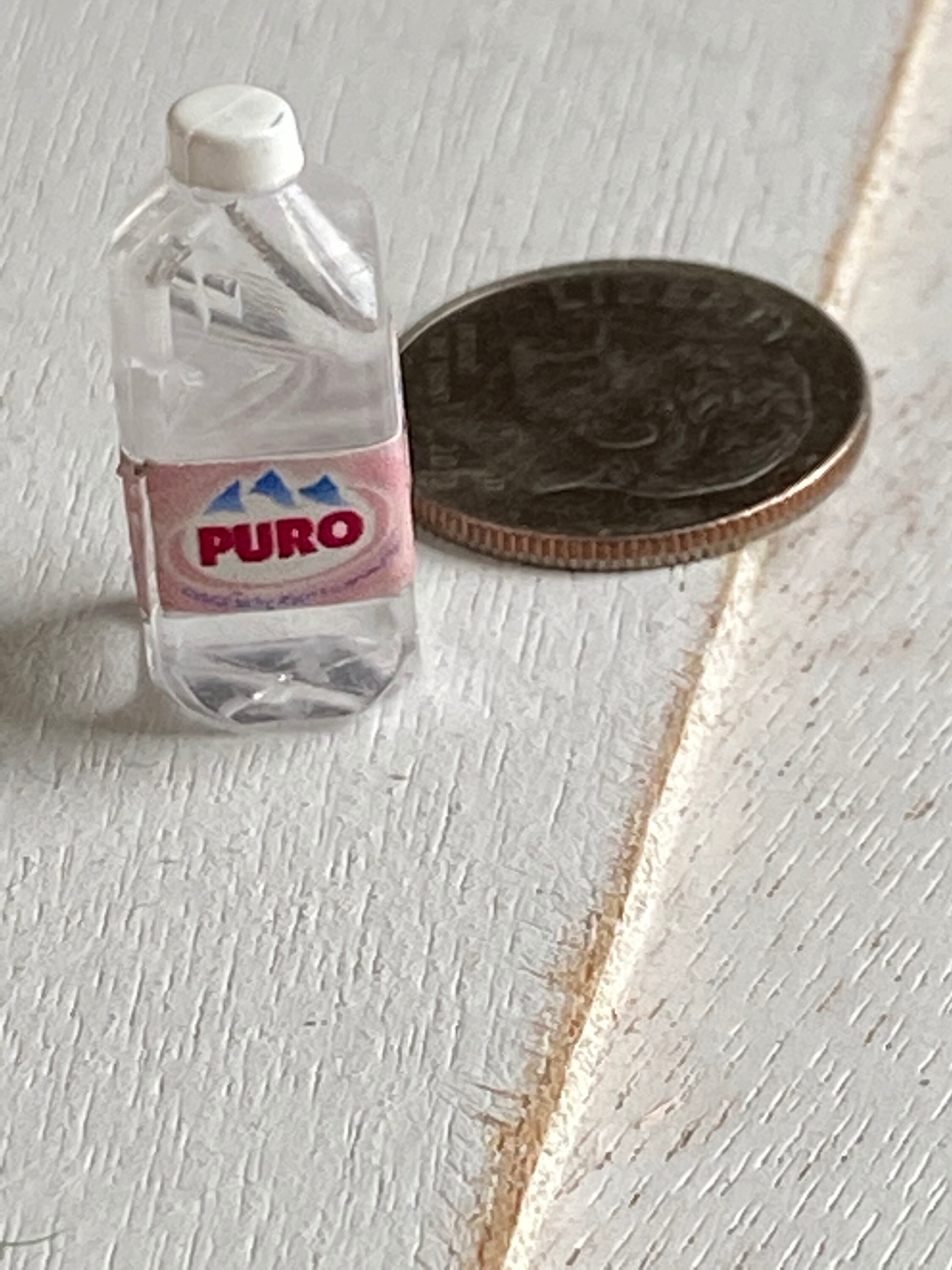 Miniature Water Bottle, Mini Water Jug, Dollhouse Miniatures, 112 Scale, Miniature Water