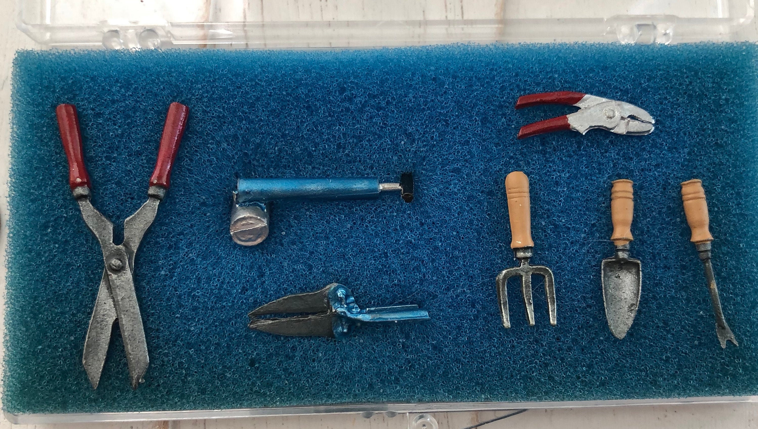 Miniature Garden Tool Set, Mini Tools, 7 Piece Set, Style 02