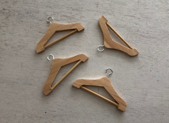miniature hangers doll clothes