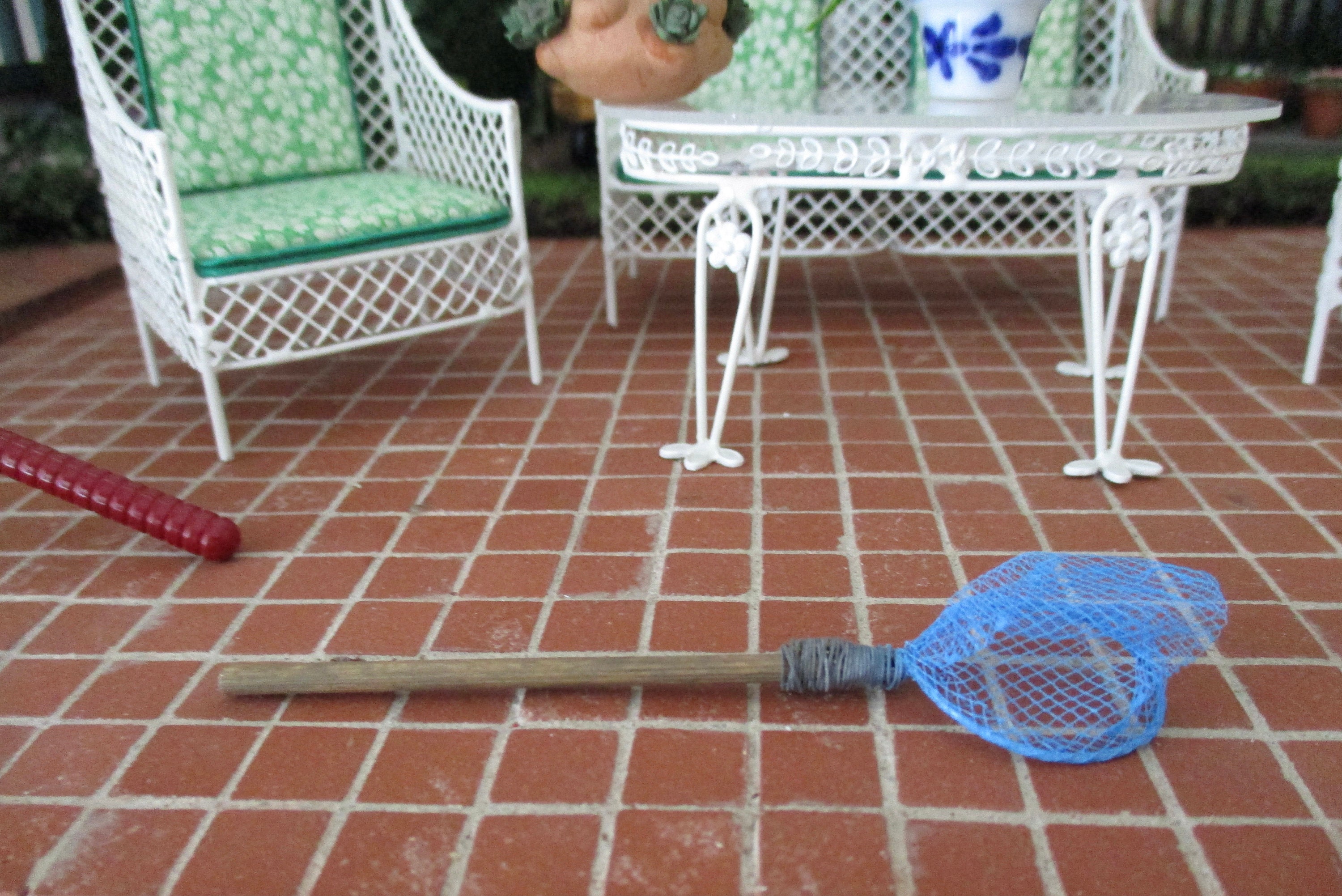 Miniature Fishing Net, Mini Wood Handle Fishing Net, Style 93