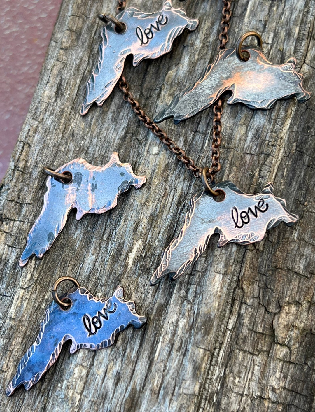 Lake Superior Necklace, Lake Superior Pendant, Lake Superior Copper