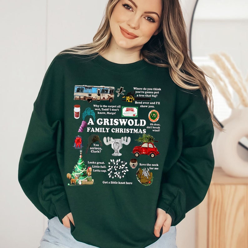 Discover Vintage Griswold Family Christmas Sweatshirt, Griswold Christmas  Sweatshirt, Griswold Sweatshirt, Christmas Crewneck, Holiday Sweater