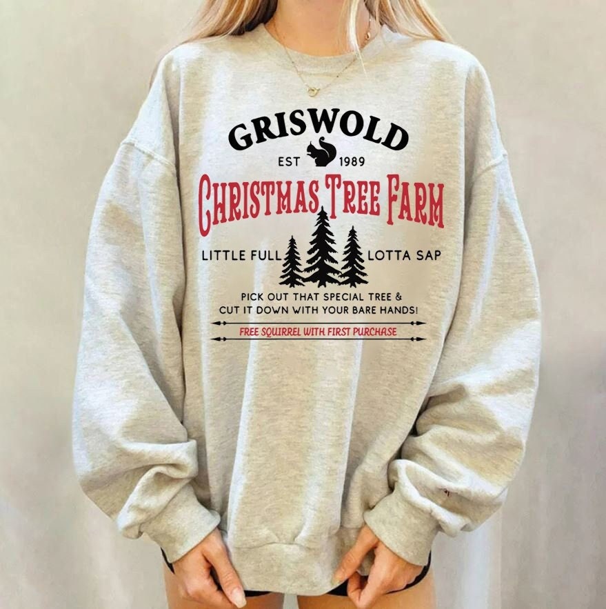 Discover Vintage Griswold Christmas Sweatshirt, Griswold Christmas Tree Farm Sweatshirt, Griswold Sweatshirt, Christmas Crewneck, Holiday Sweater