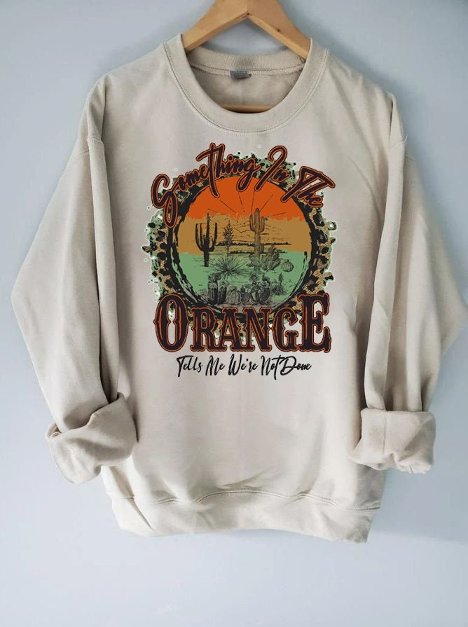Discover Zach Bryan Something In The Orange Crewneck Sweatshirt, American Heartbreak Shirt, Country Music Shirt, Western,Zach Bryan 2022 Tour Tee