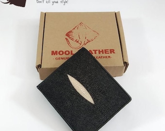 Cartera de hombre original de piel de raya