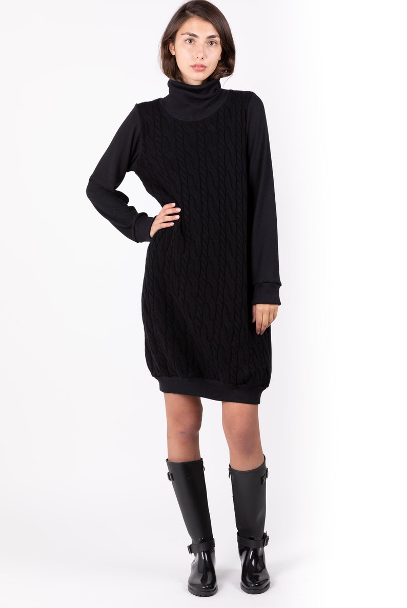 cable jumper dress